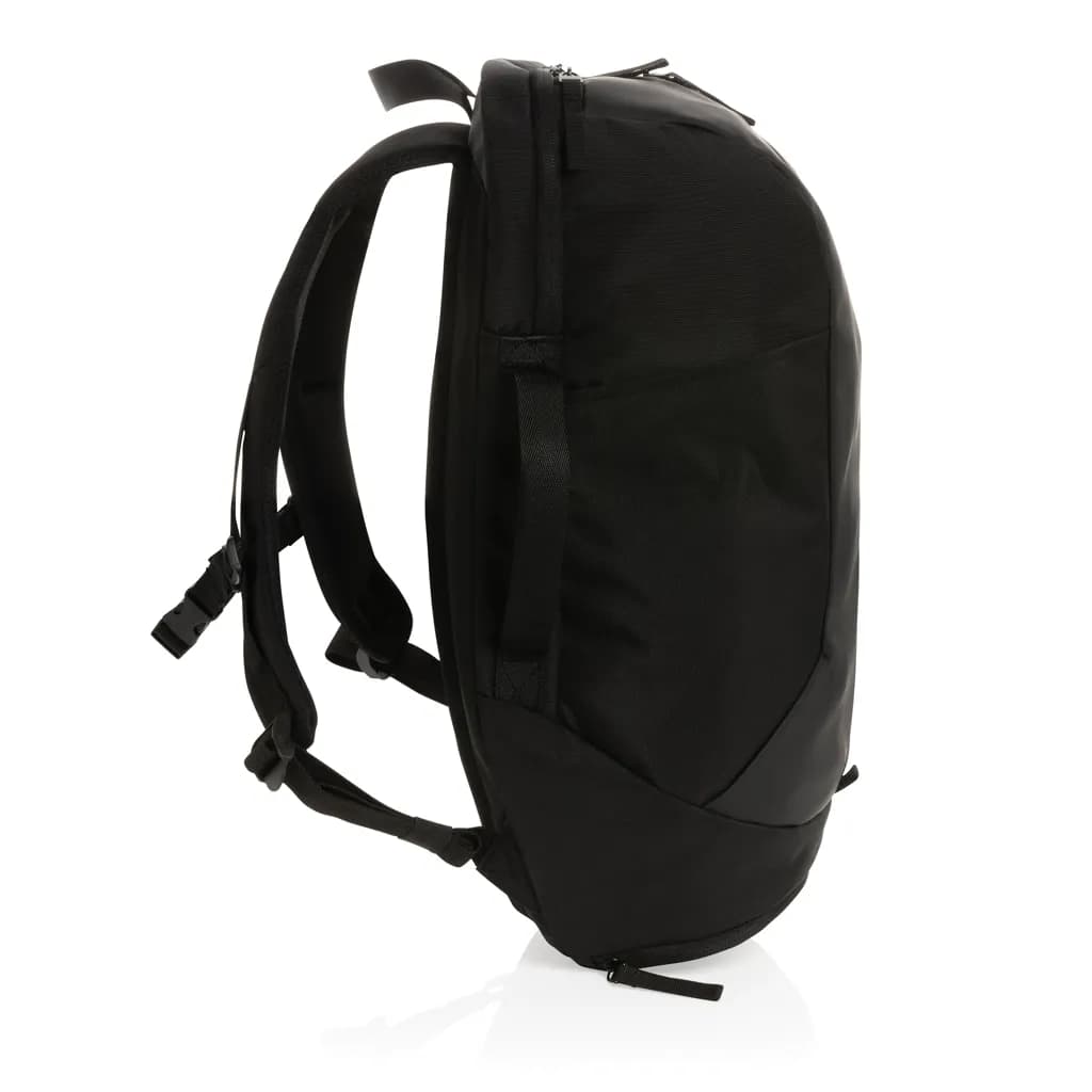 Swiss Peak AWARE™ RPET 15.6 Work & Gym Rucksack - schwarz