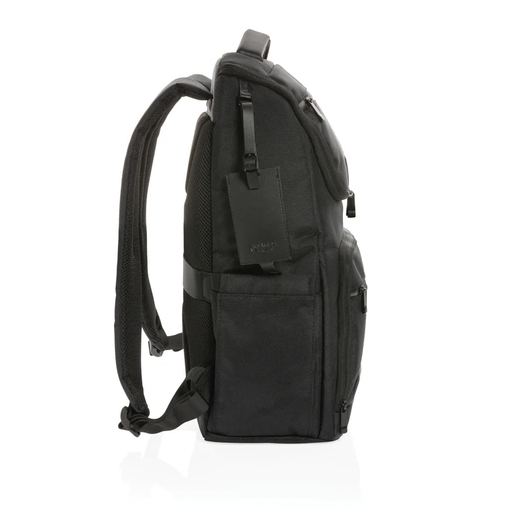 Swiss Peak AWARE™ RPET Voyager 15.6 Laptop Rucksack - schwarz