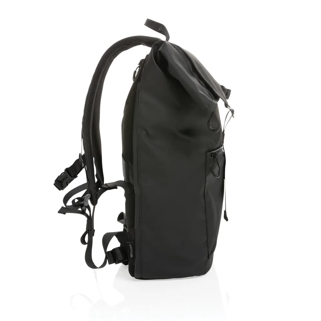 Impact AWARE™ RPET wasserabweisender 15.6 Laptop-Rucksack - schwarz