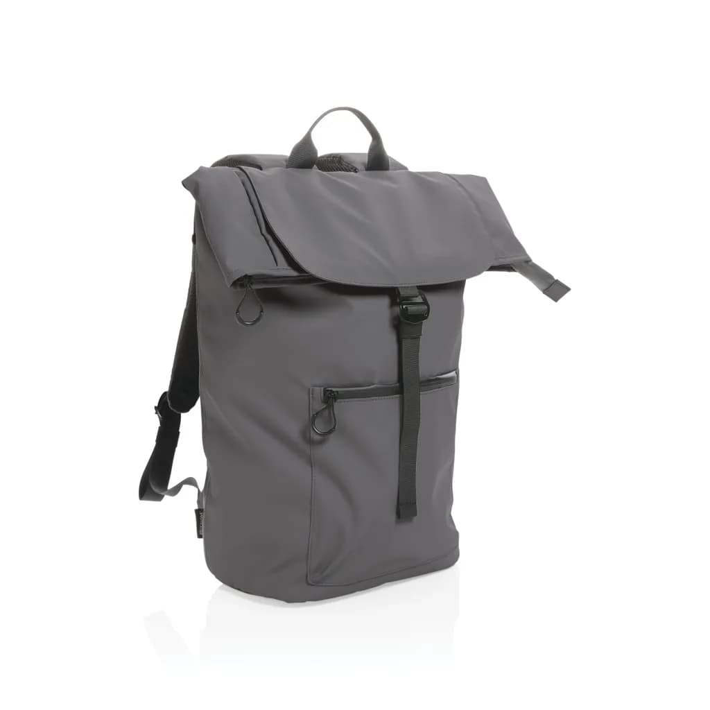 Impact AWARE™ RPET wasserabweisender 15.6 Laptop-Rucksack - anthrazit