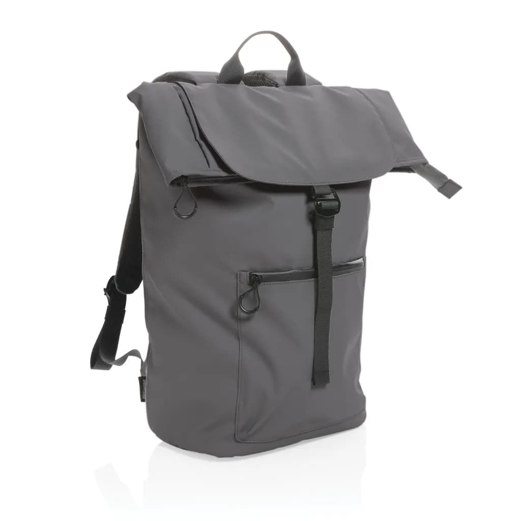 Impact AWARE™ RPET wasserabweisender 15.6 Laptop-Rucksack - anthrazit