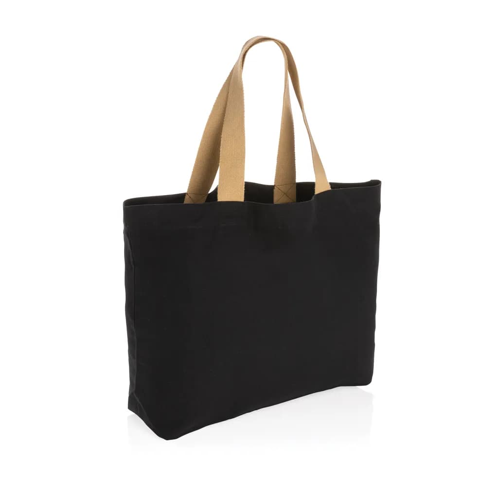 Impact Aware™ 240g/m² große Tasche aus rCanvas, ungefärbt - schwarz