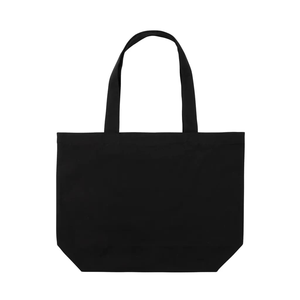 Impact Aware™ 240g/m² rcCanvas Shopper + Tasche, ungefärbt - schwarz