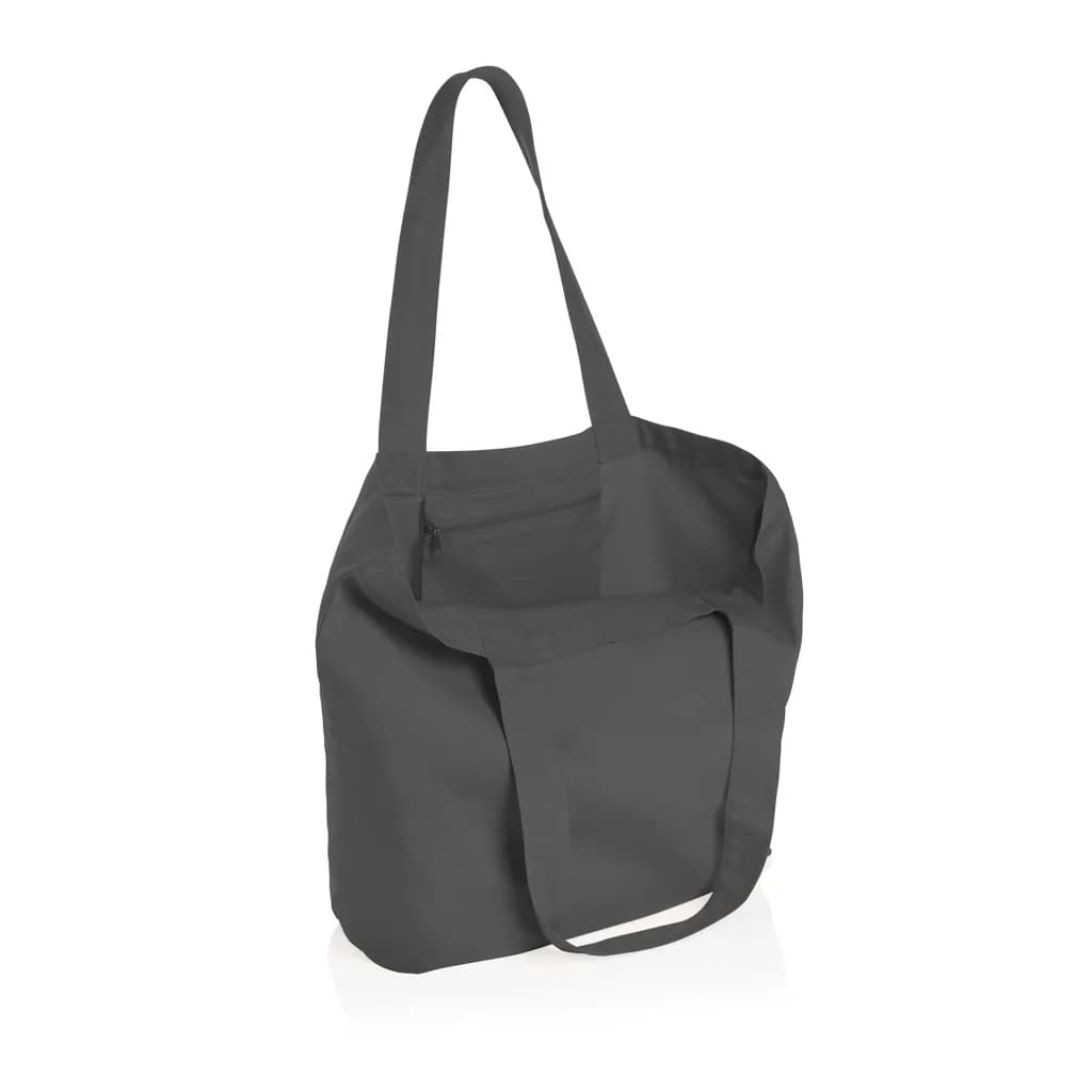 Impact Aware™ 240g/m² rcCanvas Shopper + Tasche, ungefärbt - anthrazit