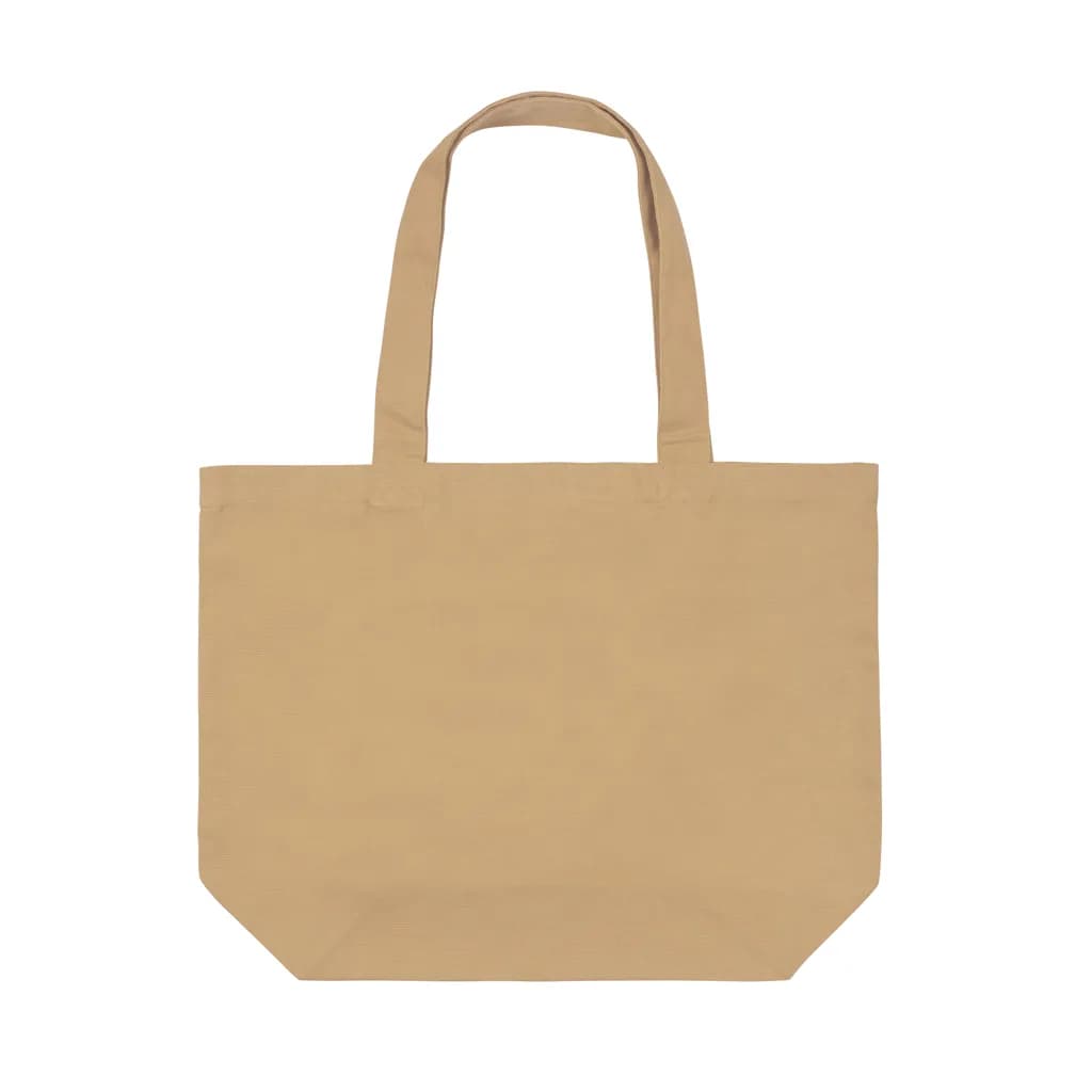 Impact Aware™ 240g/m² rcCanvas Shopper + Tasche, ungefärbt - braun