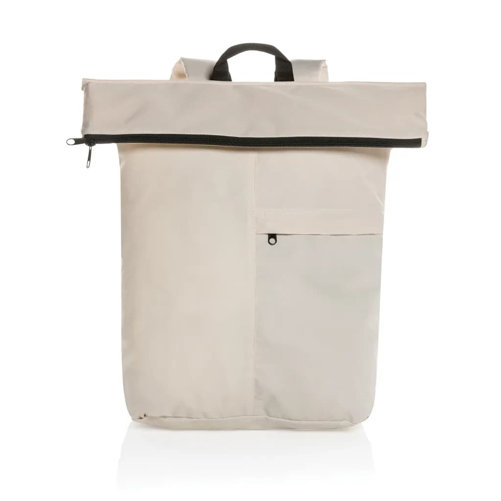 Dillon AWARE™ RPET faltbarer Lightweight-Rucksack - off white