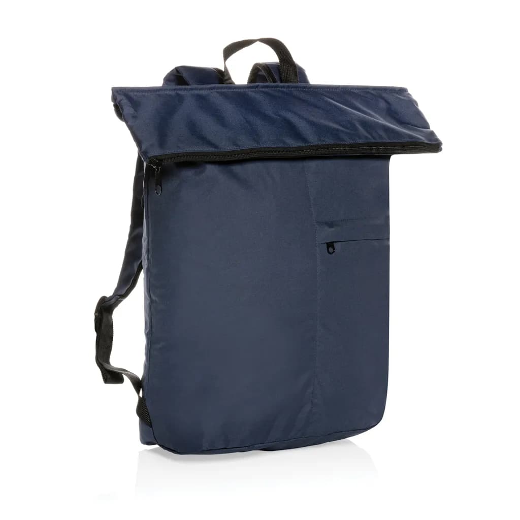 Dillon AWARE™ RPET faltbarer Lightweight-Rucksack - navy blau