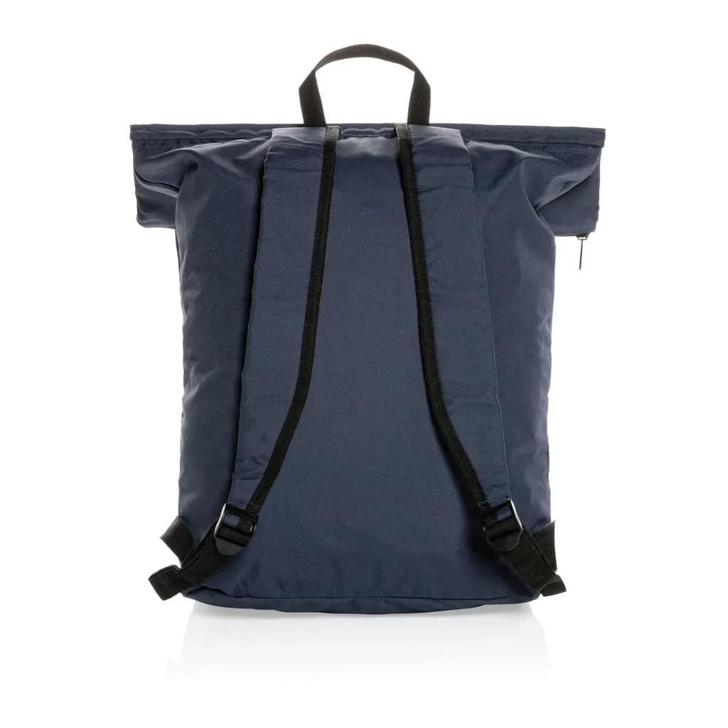 Dillon AWARE™ RPET faltbarer Lightweight-Rucksack - navy blau