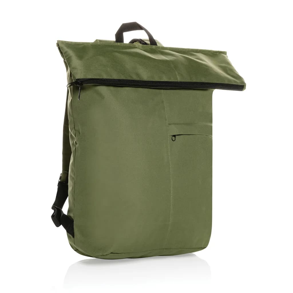 Dillon AWARE™ RPET faltbarer Lightweight-Rucksack - grün