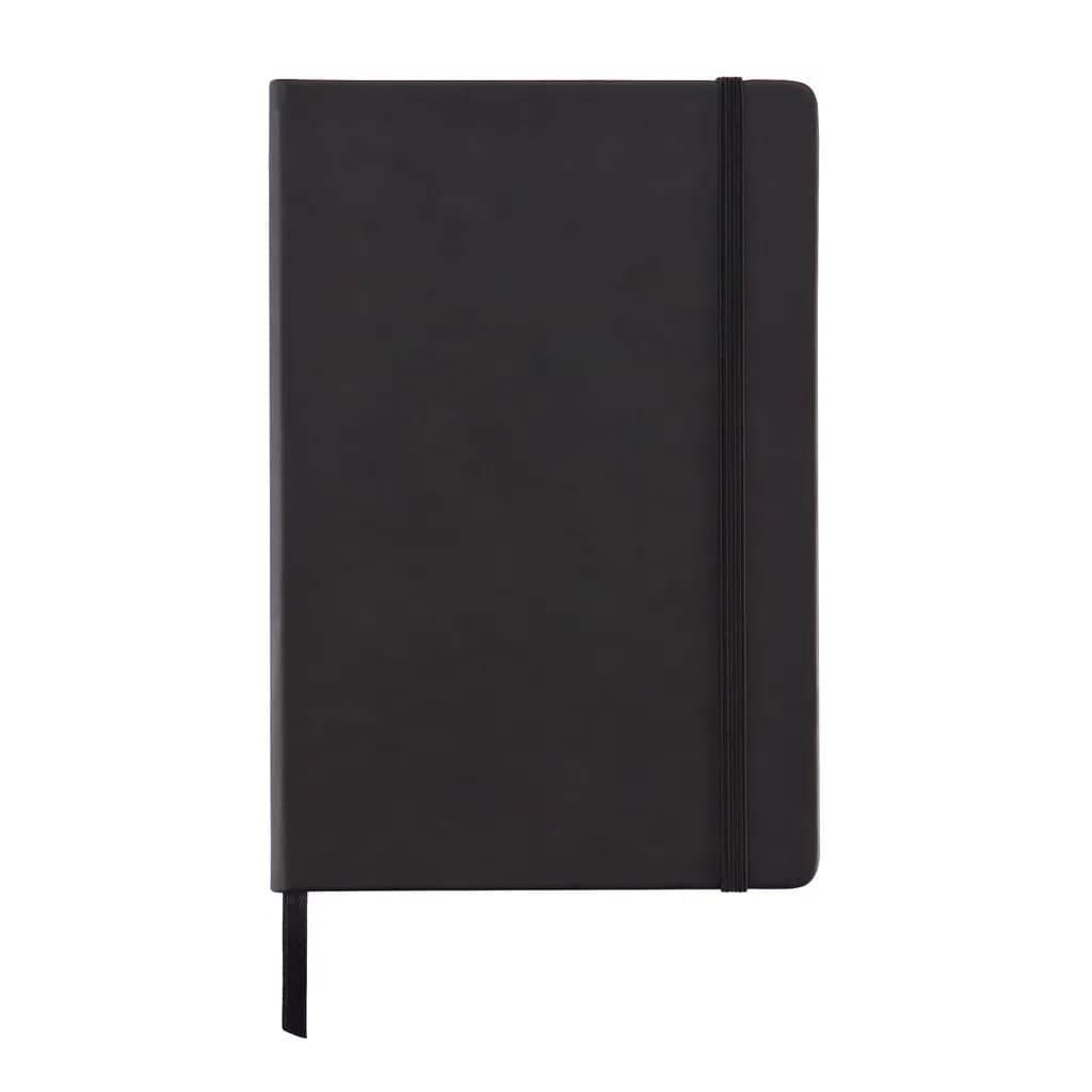 Deluxe Hardcover PU A5 Notizbuch - schwarz