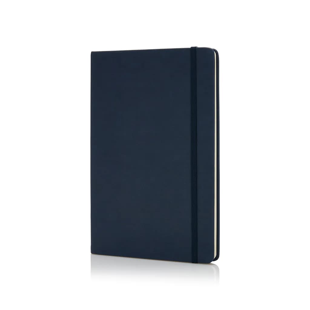 Deluxe Hardcover PU A5 Notizbuch - navy blau