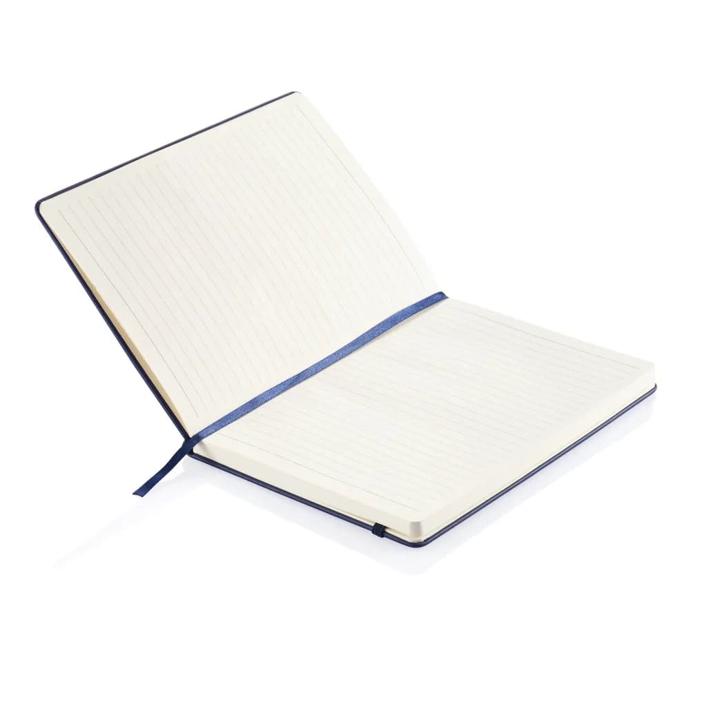 Deluxe Hardcover PU A5 Notizbuch - navy blau