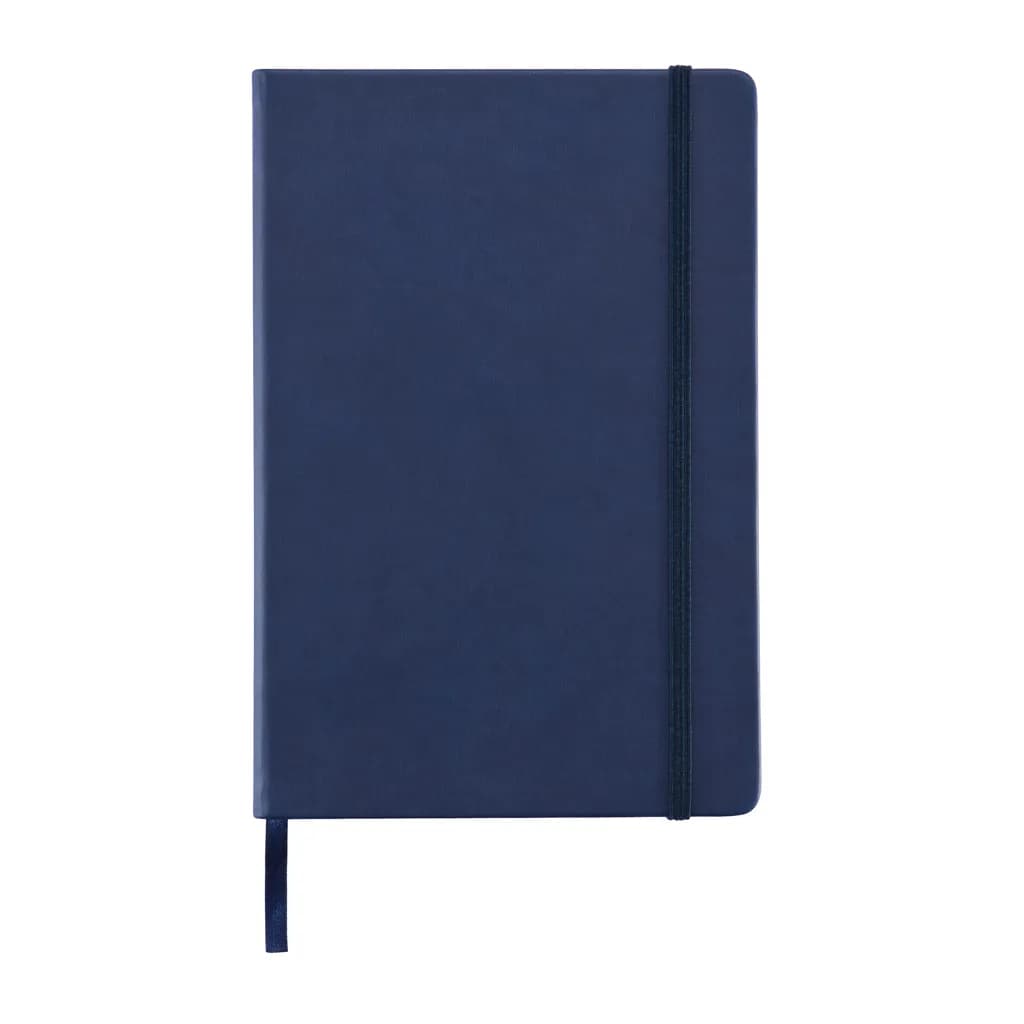 Deluxe Hardcover PU A5 Notizbuch - navy blau