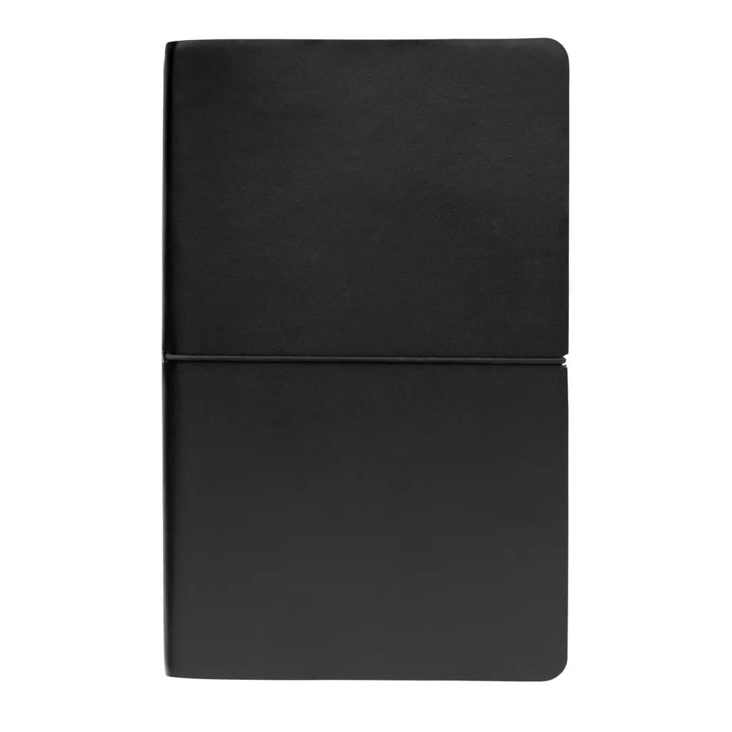 Modern Deluxe Softcover A5 Notizbuch - schwarz