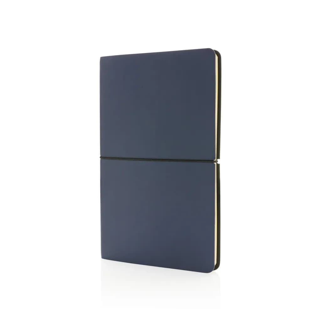 Modern Deluxe Softcover A5 Notizbuch - navy blau