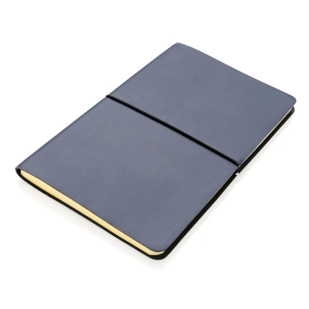 Modern Deluxe Softcover A5 Notizbuch - navy blau