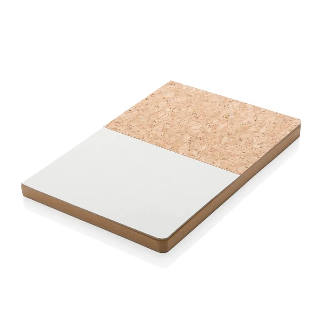 A5 Kork & Kraft Notizbuch - off white