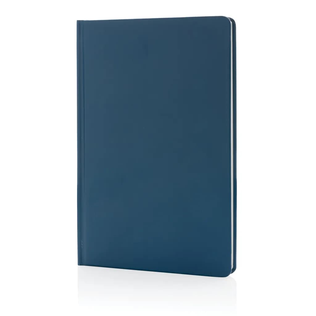 A5 Impact Steinpaper Hardcover Notizbuch - blau