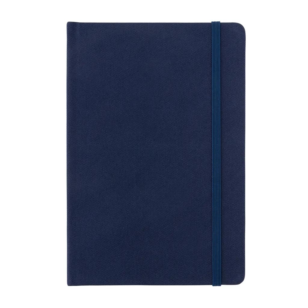 GRS-zertifiziertes rPET-A5-Notizbuch - navy blau