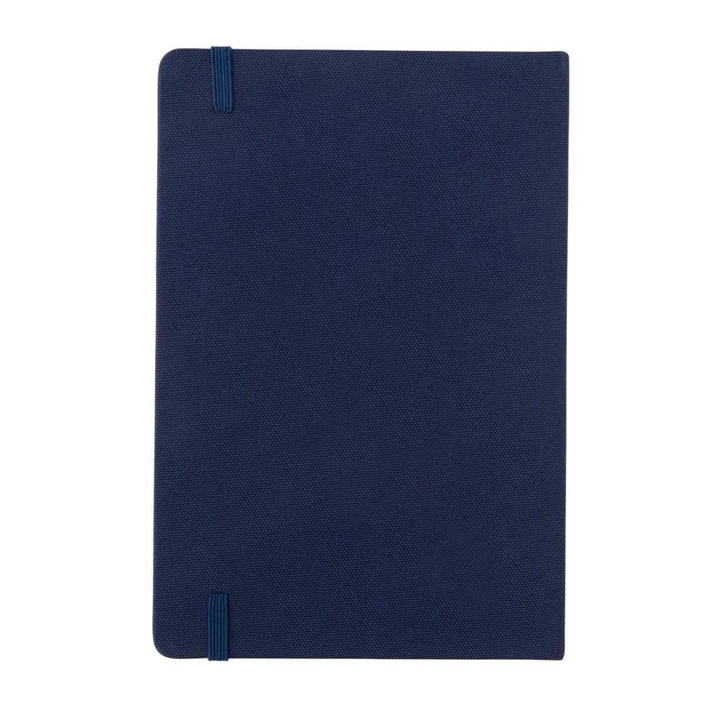 GRS-zertifiziertes rPET-A5-Notizbuch - navy blau