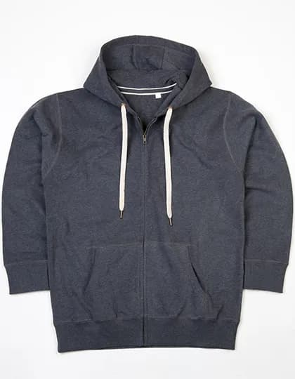 The Superstar Zip Through Hoodie - Charcoal Grey Melange