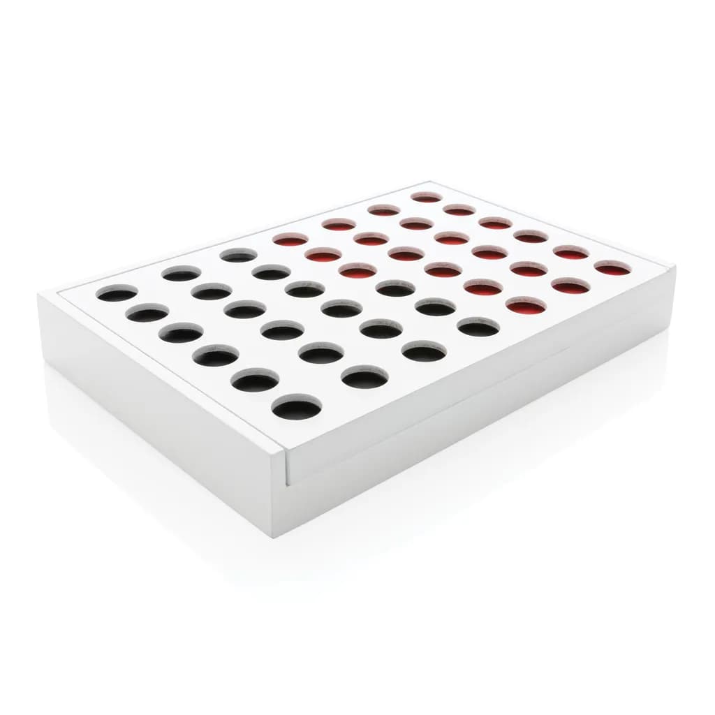 Connect Four Holzspiel - weiß