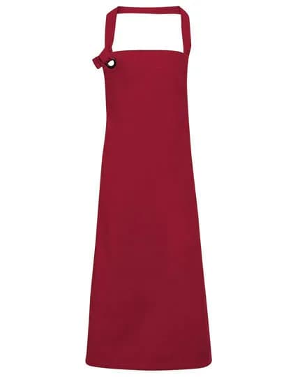 Calibre Heavy Cotton Canvas Bib Apron - Burgundy