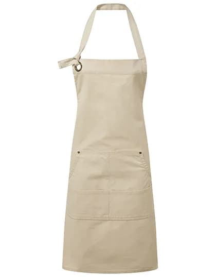 Calibre Heavy Cotton Canvas Pocket Apron - Natural (ca. Pantone 4755C)
