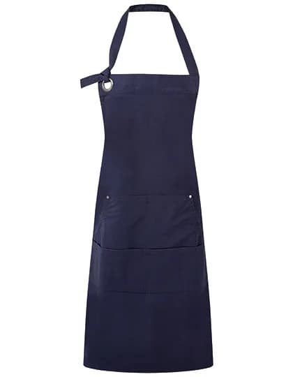 Calibre Heavy Cotton Canvas Pocket Apron - Navy (ca. Pantone 533C)