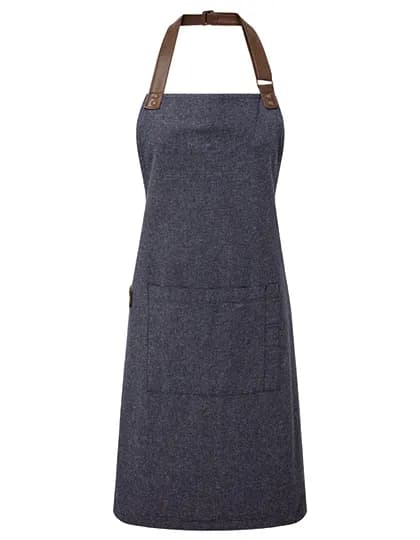 Annex Oxford Bib Apron - Navy (ca. Pantone 2380C)