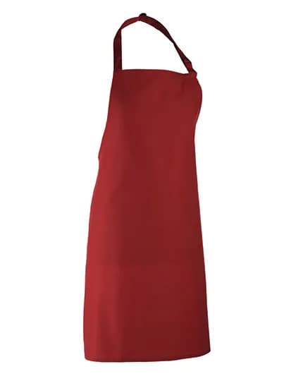 Colours Collection Bib Apron - Burgundy (ca. Pantone 216C)
