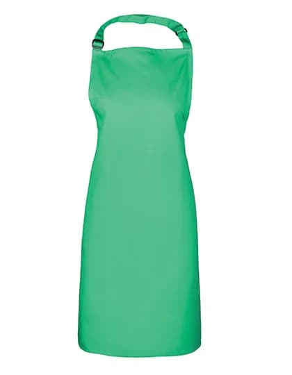 Colours Collection Bib Apron - Kelly Green (ca. Pantone 355C)
