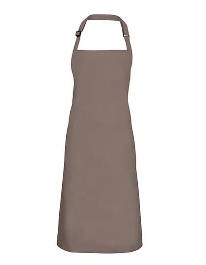 Colours Collection Bib Apron - Mushroom (ca. Pantone 410C)