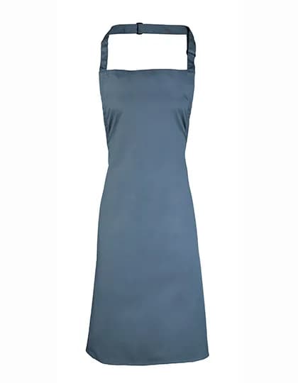 Colours Collection Bib Apron - Steel (ca. Pantone 7545C)