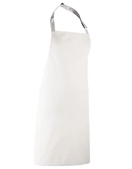Colours Collection Bib Apron - White