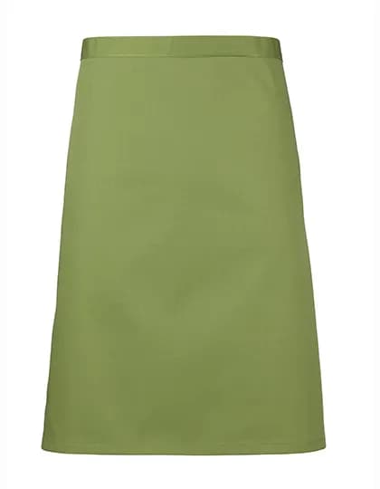 Colours Collection Mid Length Apron - Oasis Green (ca. Pantone 371C)