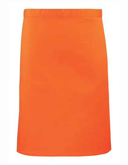 Colours Collection Mid Length Apron - Orange (ca. Pantone 1655C)