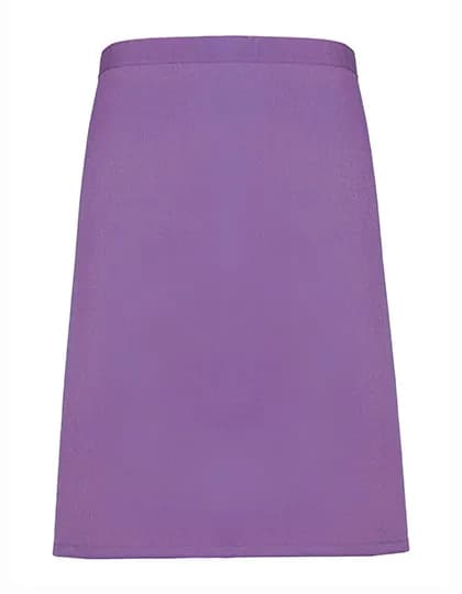 Colours Collection Mid Length Apron - Rich Violet (ca. Pantone 2587C)