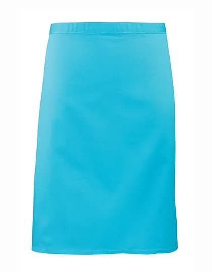 Colours Collection Mid Length Apron - Turquoise (ca. Pantone 312C)