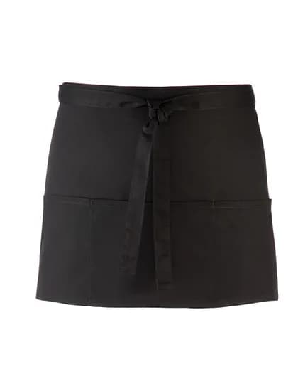 Colours Collection 3-Pocket Apron - Black (ca. Pantone Black C)