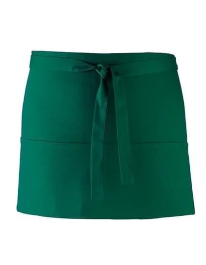 Colours Collection 3-Pocket Apron - Bottle Green (ca. Pantone 560C)