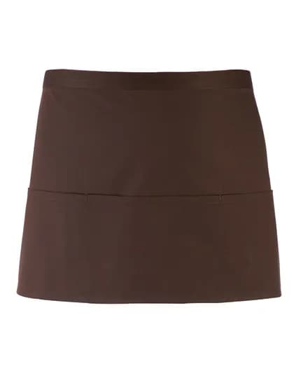 Colours Collection 3-Pocket Apron - Brown (ca. Pantone 476C)