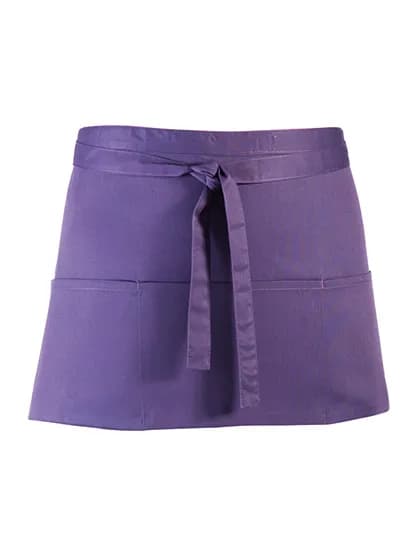 Colours Collection 3-Pocket Apron - Purple (ca. Pantone 269C)