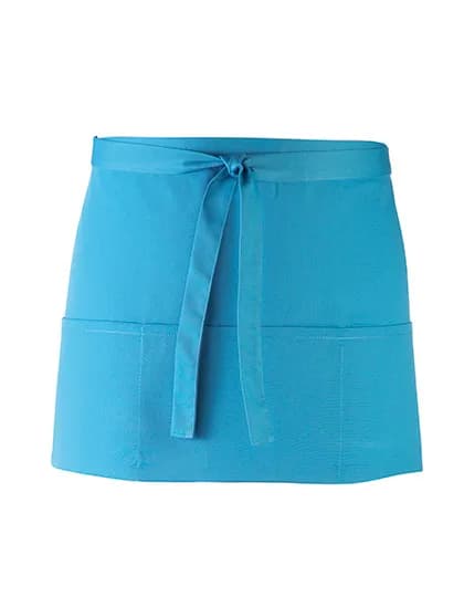 Colours Collection 3-Pocket Apron - Turquoise (ca. Pantone 312C)