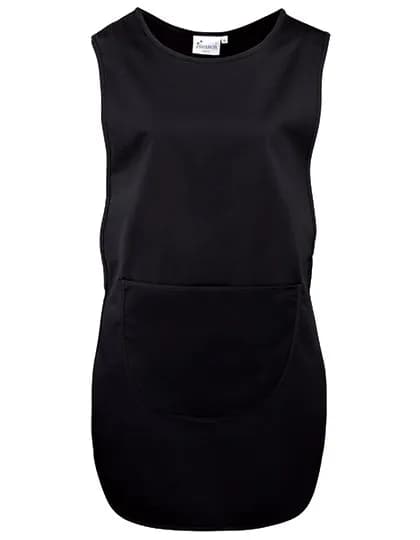 Women´s Long Pocket Tabard - Black (ca. Pantone Black C)