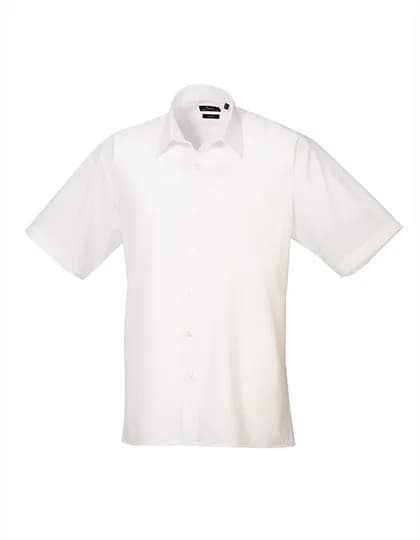 Men´s Poplin Short Sleeve Shirt - White