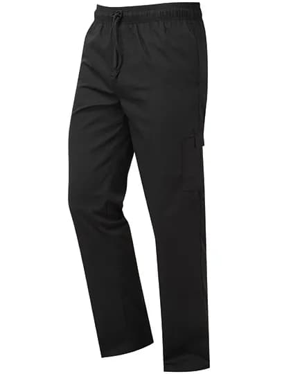 Essential Chef´s Cargo Pocket Trousers - Black (ca. Pantone Black C)