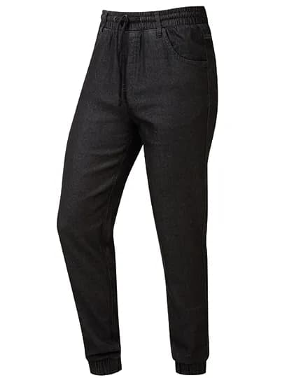 Artisan Chef´s Jogging Trousers - Black Denim (ca. Pantone 426C)