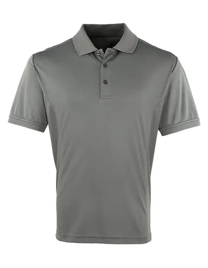 Men´s Coolchecker® Piqué Polo - Dark Grey (ca. Pantone 431C)