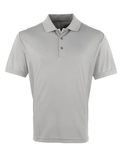Men´s Coolchecker® Piqué Polo - Silver (ca. Pantone 428C)